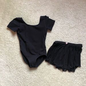 Dance leotard and skirt